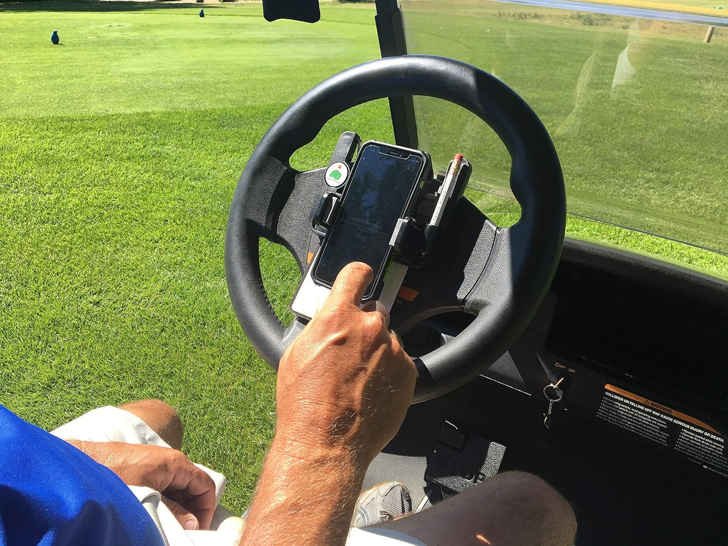 🔥Hot Sale 49% off🌟⛳ Golf cart steering wheel phone holder